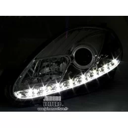 Fiat Grande Punto tuning fari anteriori a led