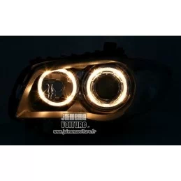 BMW 1-serie angel eyes-strålkastare fram