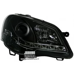 VW Polo 9N3 Sonar LED-koplampen Zwart