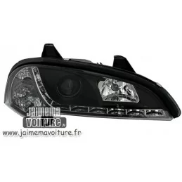 Opel Tigra zwart LED koplampen