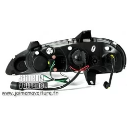 Frentes de faros de Opel Tigra negro led