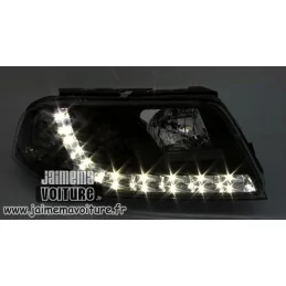 VW Passat 3BG Devil Eyes LED-strålkastare Sonar Black