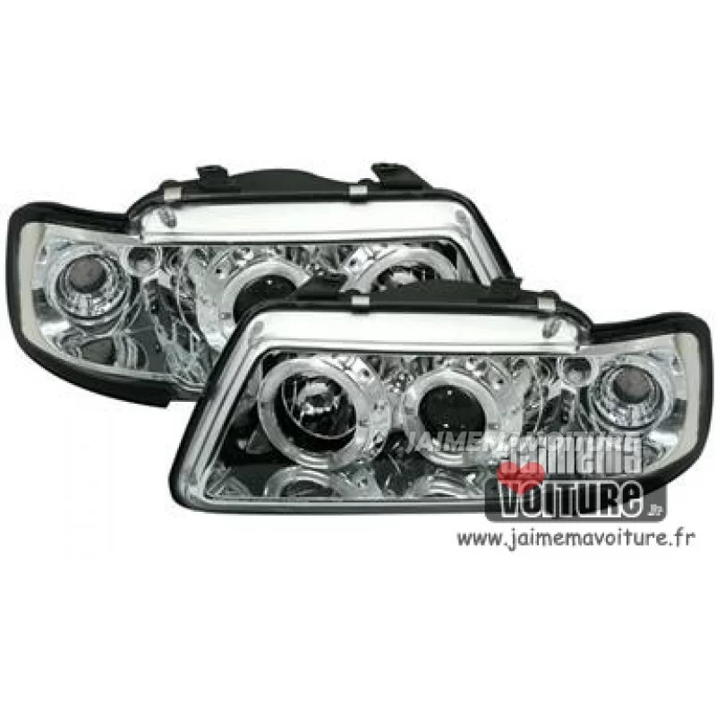 Audi A3 8L Angel eyes fase 1 Sonar Chrome