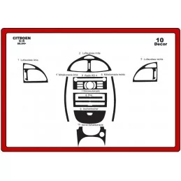 Instrumentbrädesinsats CITROEN C5 10 st