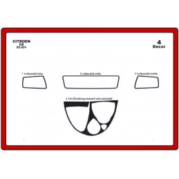 Instrumentbrädesinsats FIAT Ducato 2006- 22 delar