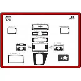 Dashboard insert HONDA Accord (Japans model) 14 stuks