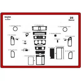 Instrumentbrädesinsats MAZDA Mazda 3 25 st