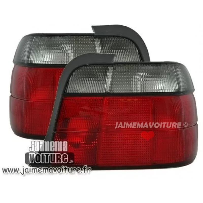 BMW serie 3 E36 Compact rojo ahumado luces traseras