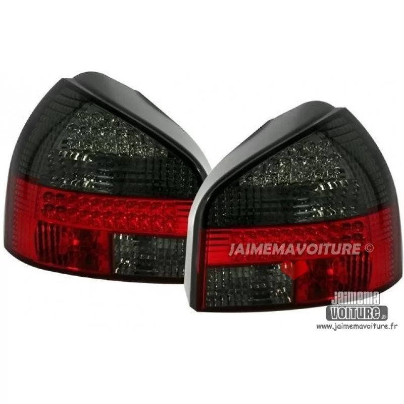 Audi A3 8L LED Achterlichten Mod2 Zwart Rood