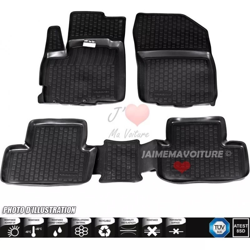 Gummimattor Citroen C3 2002-2009