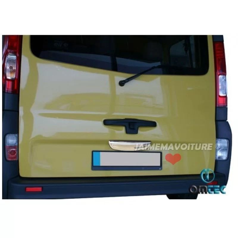 Kromad kåpa för bagageutrymmets handtag Renault TRAFIC II Facelift 2010-