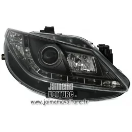 Seat Ibiza 6J Fari anteriori cromati "Devil eyes" a LED