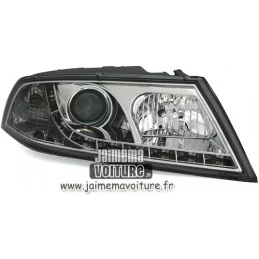 Front headlights "Devil eyes" Skoda Octivia ap 2004 Chrome