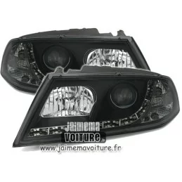 Front headlights "Devil eyes" Skoda Octivia ap 2004 Chrome