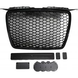 Svartlackerad grill Audi A3 RS3