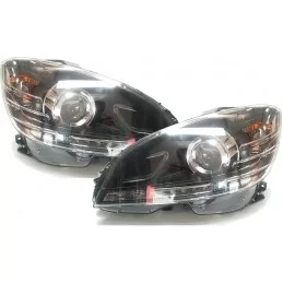 Luces led delanteras Mercedes C clase