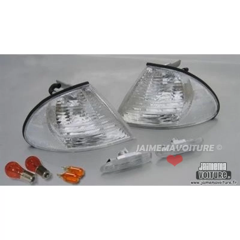 Repetidores de señal de giro blanco serie de BMW E46 sedan 3