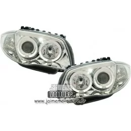 BMW Serie 1 Angel eyes Dectane Chrome