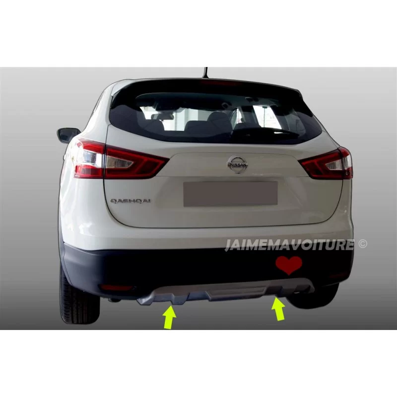 Nissan Qashqai achterbumper upgrade 2014