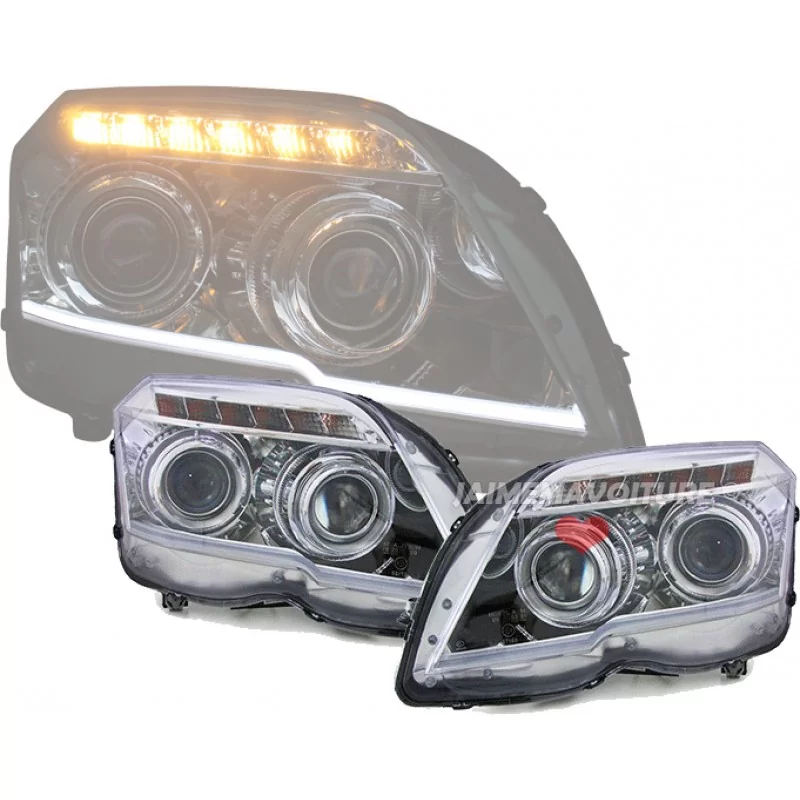 Mercedes GLK sportkoplamp - Chroom