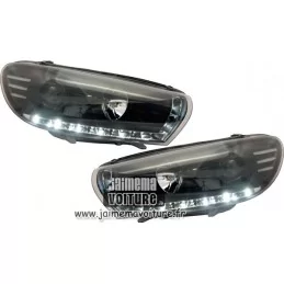 Led-Frontscheinwerfer Scirocco Schwarz