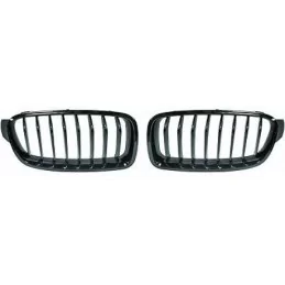 Svart BMW F30-grill