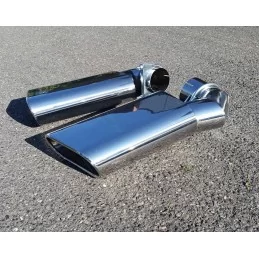 Salidas doble cromo VW Touareg escape aluminio