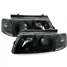 Black front headlights VW Passat