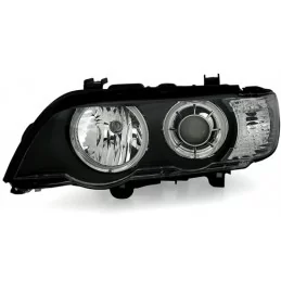 Fari anteriori Angel Eyes per BMW X5 E53 2000-2003 - Xenon