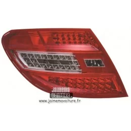 Lights rear LED Mercedes class C W204 red white