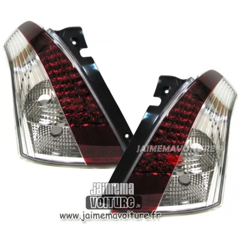 Suzuki Swift red Chrome led taillights