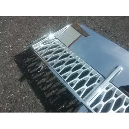 Side gills wing Range Rover L322 grey chrome grills