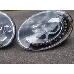 VW Beetle LED-strålkastare fram