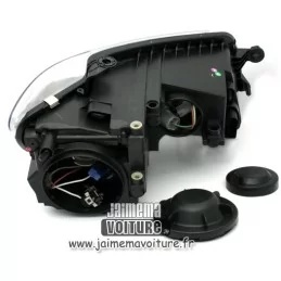 Frontal LED Faros VW Touran cirugía estética negro