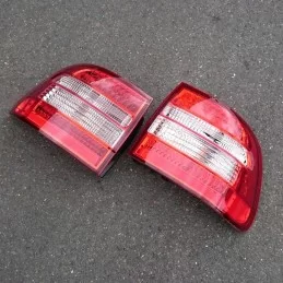 Porsche Cayenne LED-strålkastare Röd Vit