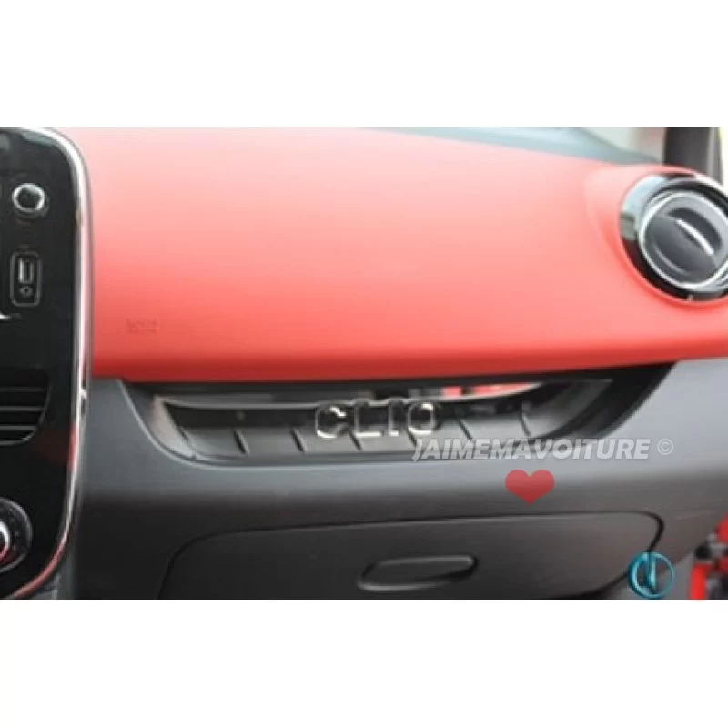 RENAULT CLIO IV 4 Control verstellt Abdeckung hochwertiges  maßgeschneidertes Edelstahl Dash Dashboard Trim Kits & Zubehör für Ihr Auto  - .de
