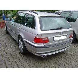 BMW 318d 320d sportuitlaatsysteem met dubbele uitlaat