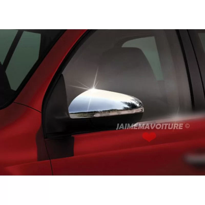 Golf 6 kromade aluminiumspegelkåpor