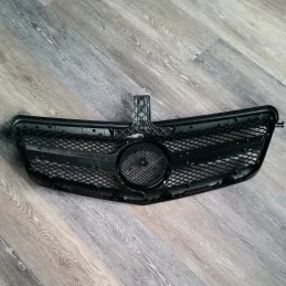 Grille for Mercedes class E W212 - 1 bar - black chrome