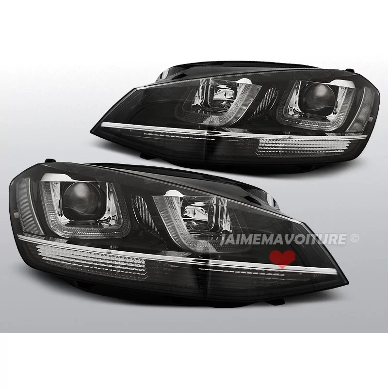 Fari anteriori a LED U VW Golf 7 Chrome line