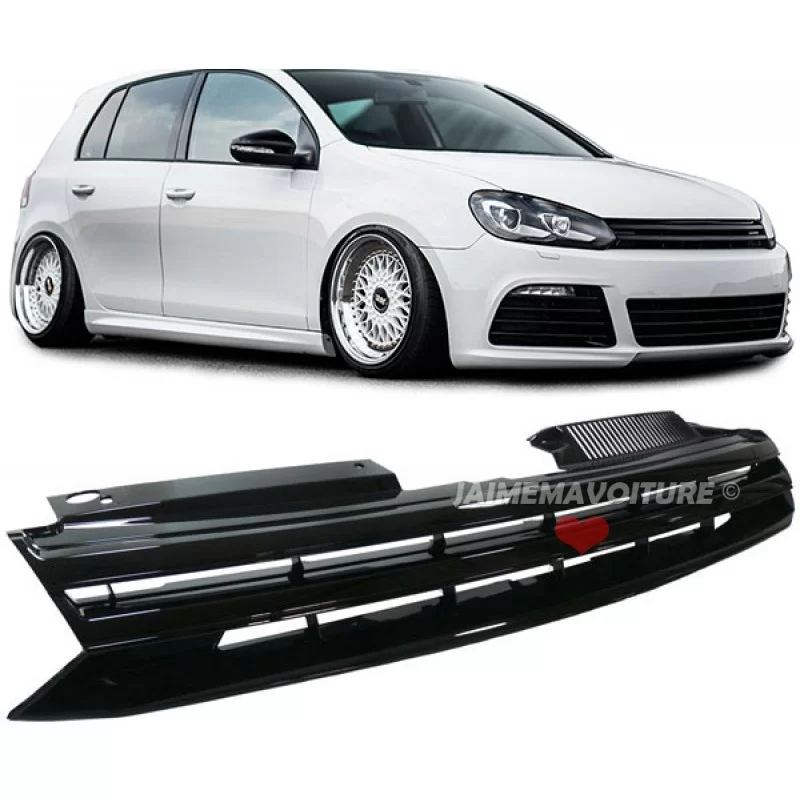 Golf 6 grill utan logotyp Svart billigt pris