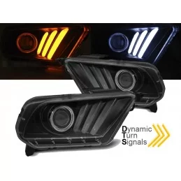 Ford Mustang Fari a LED neri