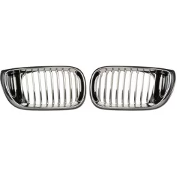 Grill BMW E46 Sedan 02-05 Krom Svart