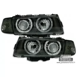 Occhi d'angelo BMW E38 94-98 (serie 7) Nero