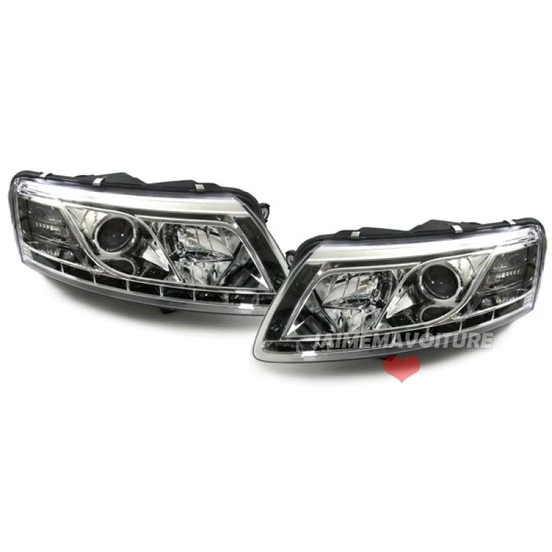 Led-strålkastare Audi A6 Devil eyes 2004 2005 2006 2007 2008