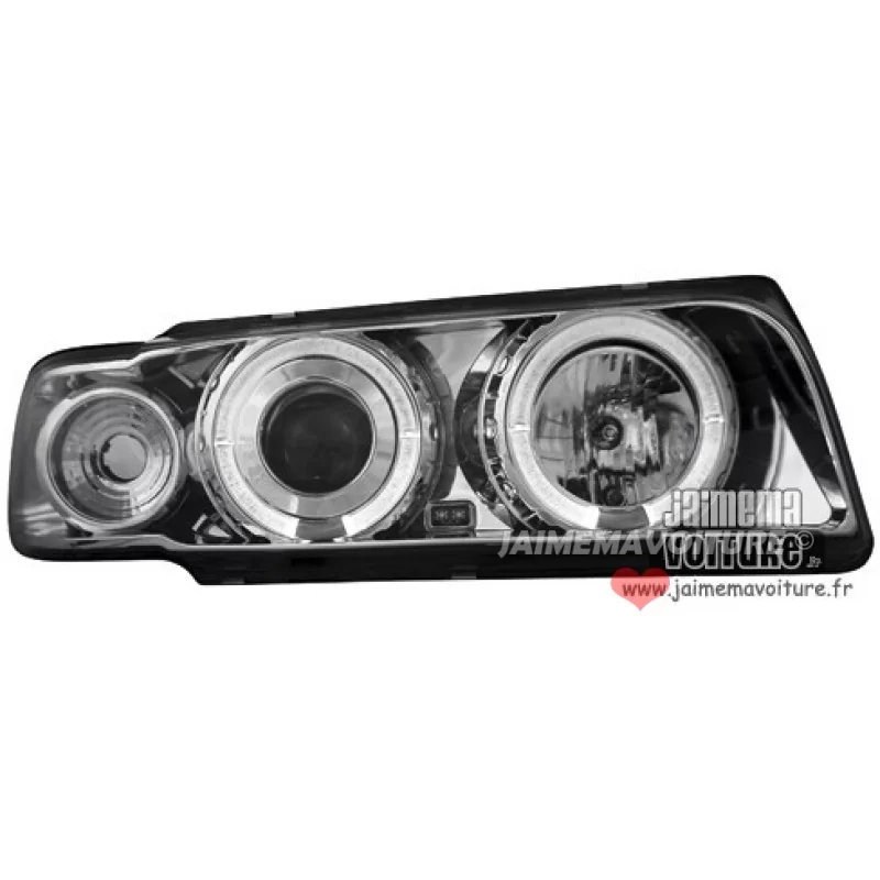 Fronts BMW E38 Angel eyes headlights