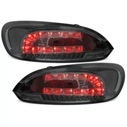 Pair of led tail lights for VW Scirocco 2008-2014 - Smoked grey