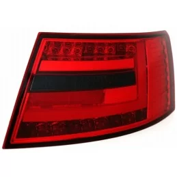 Tubo de luces traseras led rojo blanco Audi A6 6 pinos