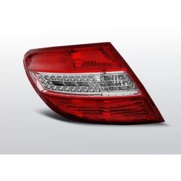 Lights rear LED Mercedes class C W204 red white