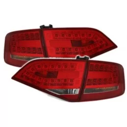 Bakljus Audi A4 B8 Led Röd Vit